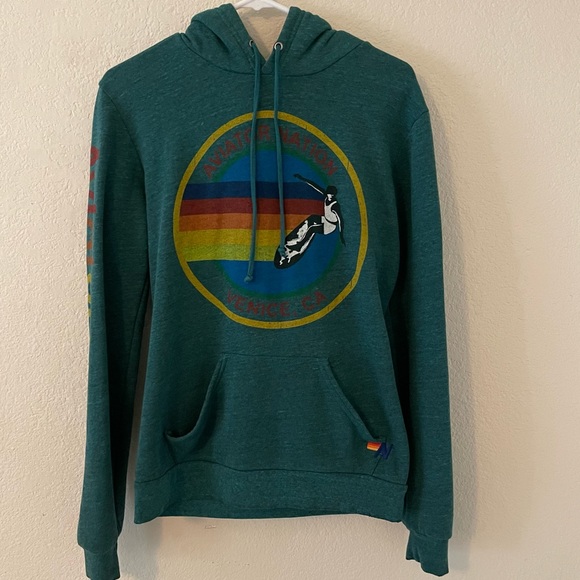 Aviator Nation Tops - AVIATOR NATION Classic Venice Logo Pullover Hoodie - Small